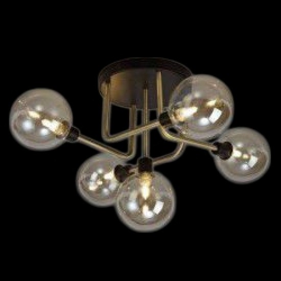 Φωτιστικό μελί γυαλί  Ν.209