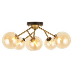 Φωτιστικό μελί γυαλί Ν.216