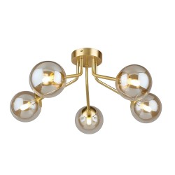 Φωτιστικό γυαλί οροφής smoke N.217