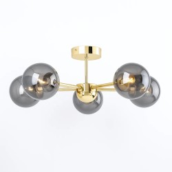 Φωτιστικό γυαλί οροφής smoke N.218