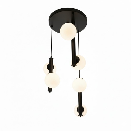 Οροφής φωτιστικό Ν.79 Τοκιο Μαύρο