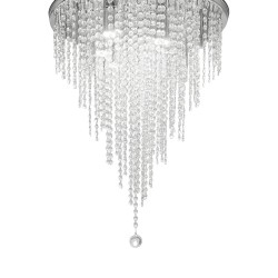 Κρυστάλλινο φωτιστικό οροφής Χρώμιο Ν.84 Venetia