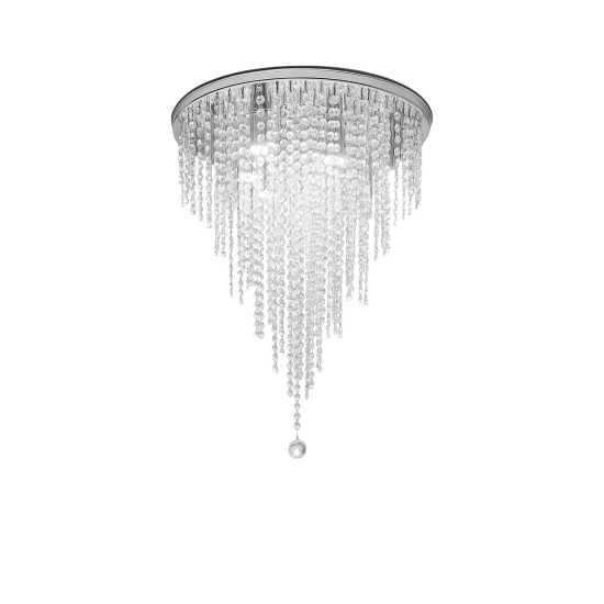 Κρυστάλλινο φωτιστικό οροφής Χρώμιο Ν.84 Venetia