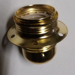 Ντουί Ε27 μεταλλικό χρυσό με ροδέλα Ντουί Ε27 μεταλλικό χρυσό με ροδέλα