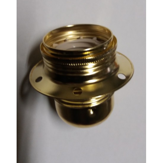 Ντουί Ε27 μεταλλικό χρυσό με ροδέλα Ντουί Ε27 μεταλλικό χρυσό με ροδέλα