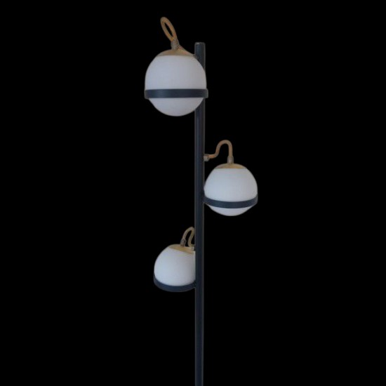 Φωτιστικό δαπέδου N.1005 με οπαλίνα Φωτιστικό δαπέδου N.1005 με οπαλίνα