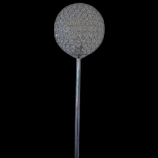 Φωτιστικό δαπέδου N.1008 με κρυστάλλινη μπάλα.