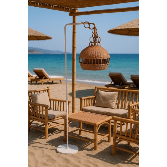 Φωτιστικό Δαπέδου με Καπέλο Ραπλάν BDF1036 Φωτιστικό Δαπέδου με Καπέλο Ραπλάν BDF1036