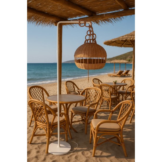 Φωτιστικό Δαπέδου με Καπέλο Ραπλάν BDF1036 Φωτιστικό Δαπέδου με Καπέλο Ραπλάν BDF1036