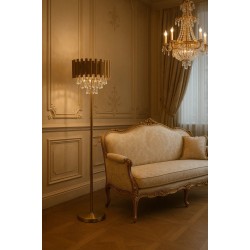 CRYSTAL FLOOR LAMP 5X14