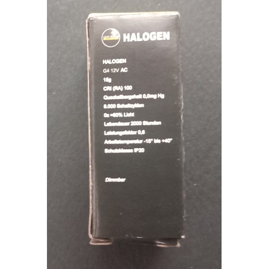 Λάμπα Αλογόνου G4 ECO 20W=33W 255lm 2800K Θερμό Λευκό Λάμπα Αλογόνου G4 ECO 20W=33W 255lm 2800K Θερμό Λευκό