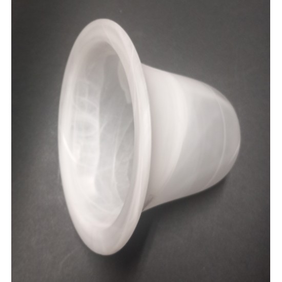 Γυαλί φωτιστικού Ν.507 Ε.14 Αλάβαστρο Λευκό