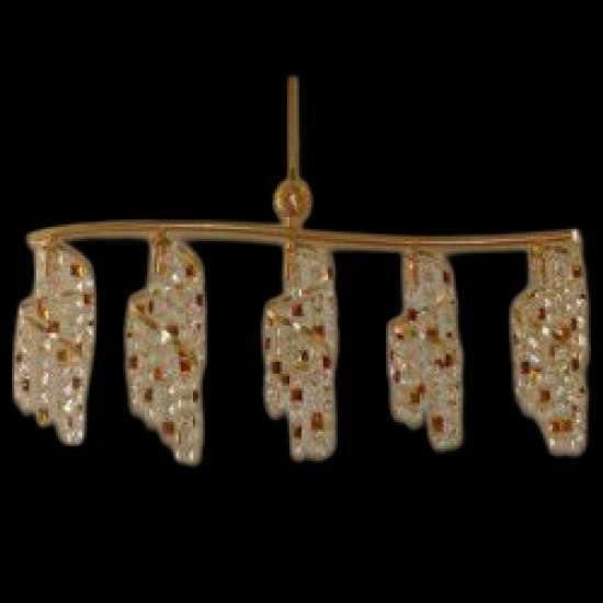 Κρυστάλλινο Φωτιστικό  κρεμαστό  ράγα  N.20 Leonidas