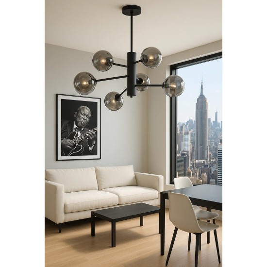 Smoke φωτιστικό  γυαλί Ν.210