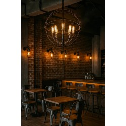 Industrial κρεμαστό φωτιστικό N.68 Posidi