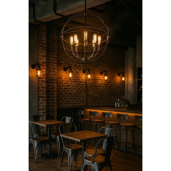 Industrial κρεμαστό φωτιστικό N.68 Posidi