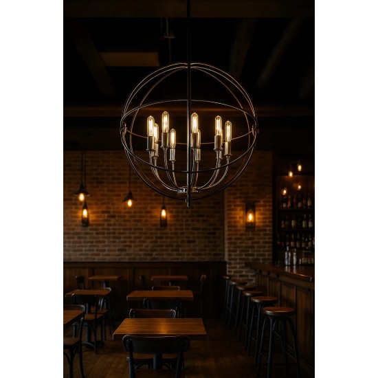 Industrial κρεμαστό φωτιστικό N.68 Posidi