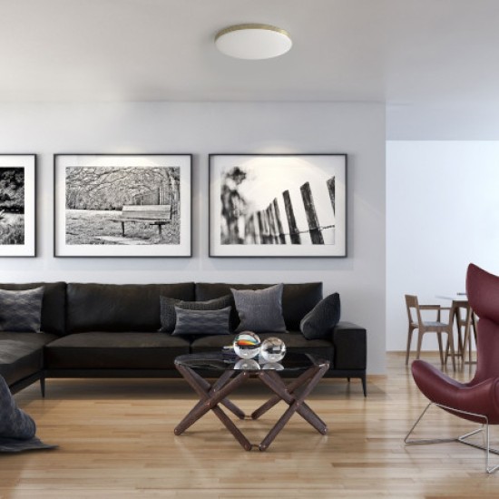 Πλαφονιέρα LED 10W ML0250 Χρυσό Πλαφονιέρα LED 10W ML0250 Χρυσό