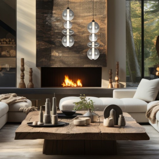 LED LIGHT DAPHNE 36WATT SMOKE