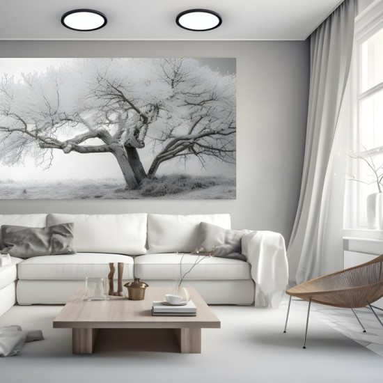 Πλαφονιέρα LED 24W ML0439 ΜΑΥΡΟ