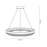 LED ΚΡΕΜΑΣΤΟ ΦΩΤΙΣΤΙΚΟ 43W ML099