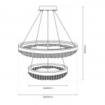 LED ΚΡΕΜΑΣΤΟ ΦΩΤΙΣΤΙΚΟ 85W ML1000