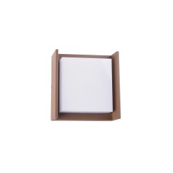 Απλίκα LED Εξωτερικού Χώρου TOD 9W Καφέ IP65 3000K – VK/02263/BR/W