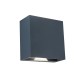 LED Απλίκα Εξωτερικού Χώρου GEMINI BEAMS Up & Down 7.5W 4000K IP54 Σκούρο Γκρι