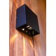 LED Απλίκα Εξωτερικού Χώρου GEMINI BEAMS Up & Down 7.5W 4000K IP54 Σκούρο Γκρι
