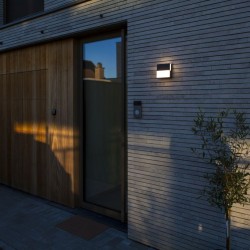 LED Απλίκα Εξωτερικού Χώρου DOMINO 17W 3000K IP65 Σκούρο Γκρι
