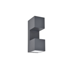 LED Απλίκα Εξωτερικού Χώρου FARI 10W 3000K IP54 Σκούρο Γκρι