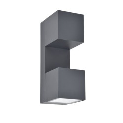 LED Απλίκα Εξωτερικού Χώρου FARI 10W 3000K IP54 Σκούρο Γκρι