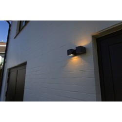 LED Απλίκα Εξωτερικού Χώρου FARI 10W 3000K IP54 Σκούρο Γκρι