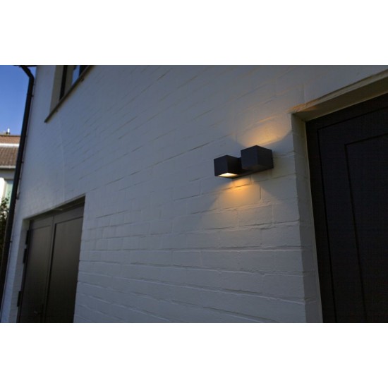 LED Απλίκα Εξωτερικού Χώρου FARI 10W 3000K IP54 Σκούρο Γκρι