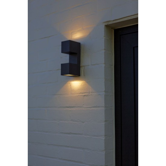 LED Απλίκα Εξωτερικού Χώρου FARI 10W 3000K IP54 Σκούρο Γκρι