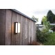 LED Απλίκα Εξωτερικού Χώρου QUBO 15W 3000K IP54 Σκούρο Γκρι