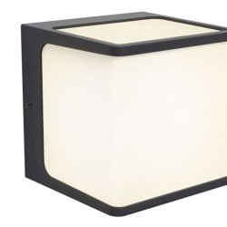 LED Απλίκα Εξωτερικού Χώρου DOBLO 14.5W 3000K IP54 Σκούρο Γκρι