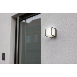 LED Απλίκα Εξωτερικού Χώρου DOBLO 14.5W 3000K IP54 Σκούρο Γκρι