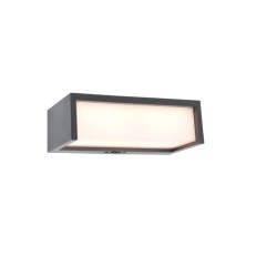 Ηλιακή LED Απλίκα Τοίχου TELIS με Αισθητήρα PIR 11W 3000K IP54 Σκούρο Γκρι