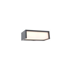 Ηλιακή LED Απλίκα Τοίχου TELIS με Αισθητήρα PIR 11W 3000K IP54 Σκούρο Γκρι