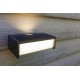 Ηλιακή LED Απλίκα Τοίχου TELIS με Αισθητήρα PIR 11W 3000K IP54 Σκούρο Γκρι