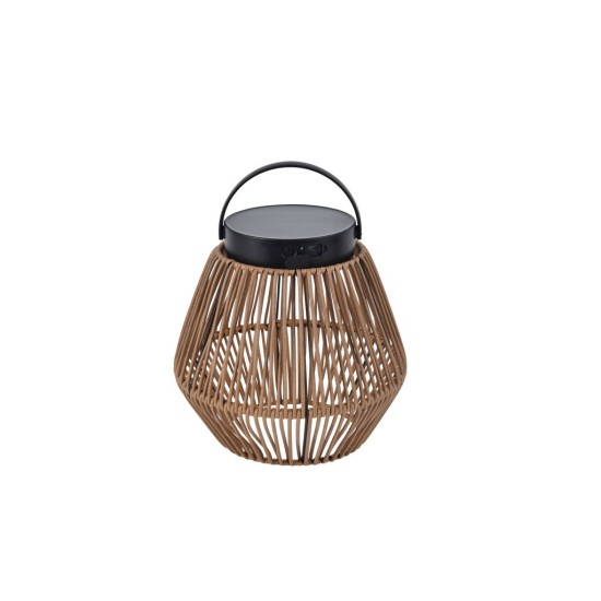 Φορητό Ηλιακό LED Φωτιστικό COPPA 2.8W 4000K IP44 Μαύρο