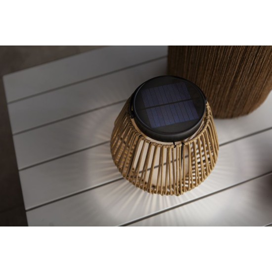 Φορητό Ηλιακό LED Φωτιστικό COPPA 2.8W 4000K IP44 Μαύρο