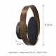  Απλίκα Τοίχου BDA2039 – Οξυντέ & Μαύρο, Ø25 cm