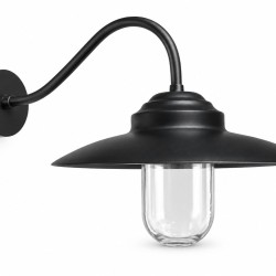 Industrial Απλίκα Τοίχου Μαύρη BDA2097 – BronzeDesign