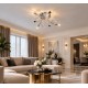 Κρυστάλλινο Φωτιστικό Οροφής N.10 Rivoli – Χρώμιο | BronzeDesign