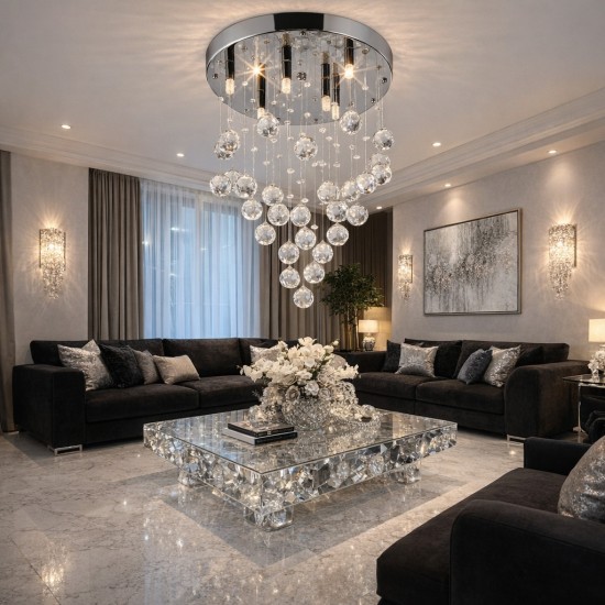 Φωτιστικό οροφής κρυστάλλινο N.45 Ermis