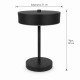 LED Επιτραπέζια Λάμπα N.4042 12W Μαύρη 6000K LED Επιτραπέζια Λάμπα N.4042 12W Μαύρη 6000K