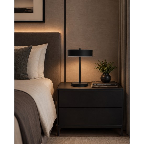 LED Επιτραπέζια Λάμπα N.4042 12W Μαύρη 6000K LED Επιτραπέζια Λάμπα N.4042 12W Μαύρη 6000K