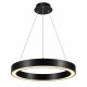 LED Κρεμαστό Φωτιστικό Μαύρο 30W Ø40cm N.303